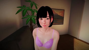 3D Hentai game with uncensored sex on the sofa